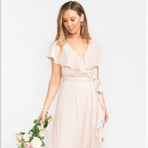 ShowMeYourMumu Dusty Blush Bridesmaid Dress